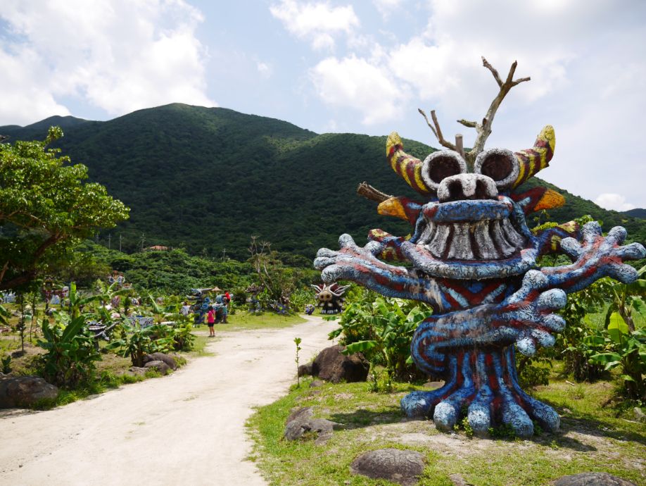 石垣島にある巨大なシーサー